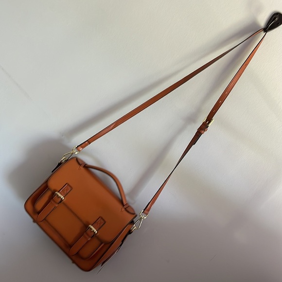 Anna Caí Genuine Lather Top Handle Crossbody Bag - Picture 12 of 12